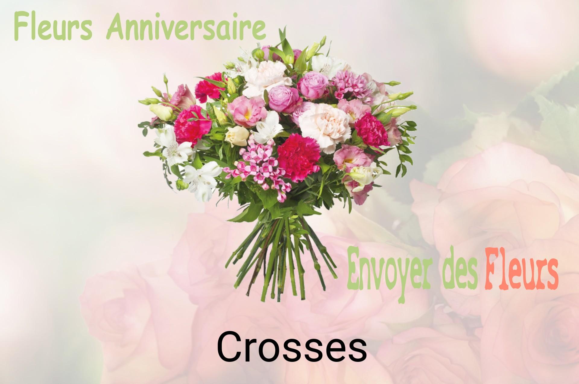 Bouquet de fleurs d’anniversaire livré à Crosses