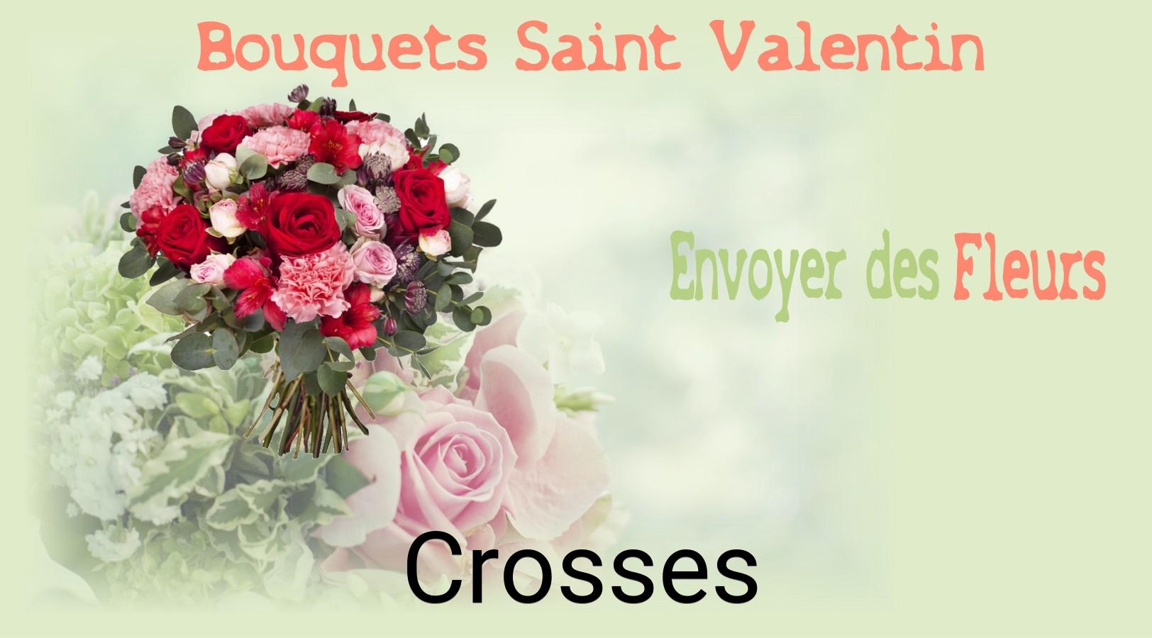 Roses de Saint-Valentin livrées à Crosses
